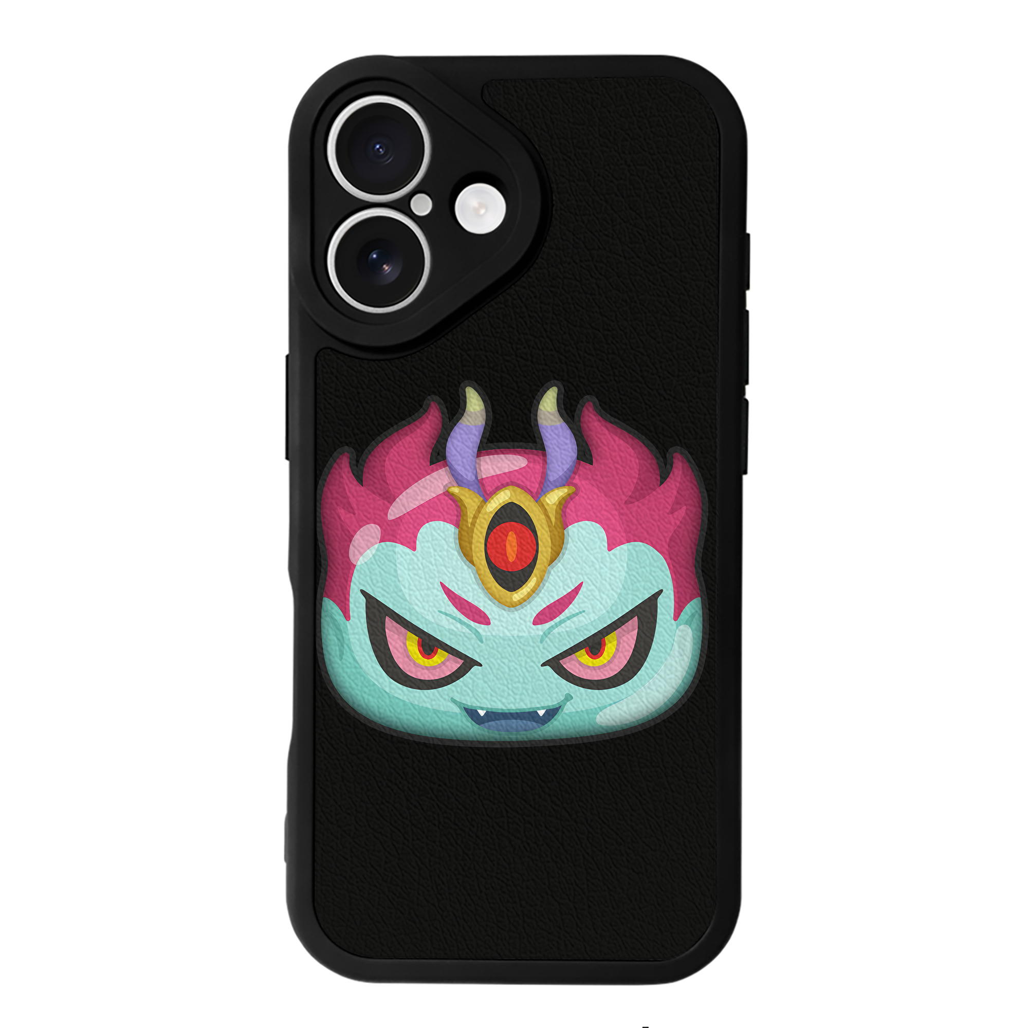 （画像用） 妖怪ウォッチ Yo-kai Watch 【iPhone 16シリーズ対応】シリコンスマホケース（レザー調） 材質：シリコン